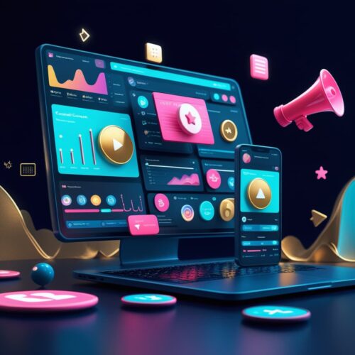 التسويق وإدارة المحتوى والاعلانات