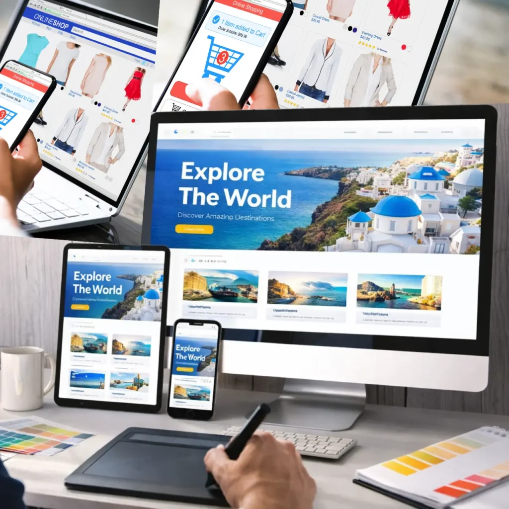 خدمة إنشاء المواقع الإلكترونية