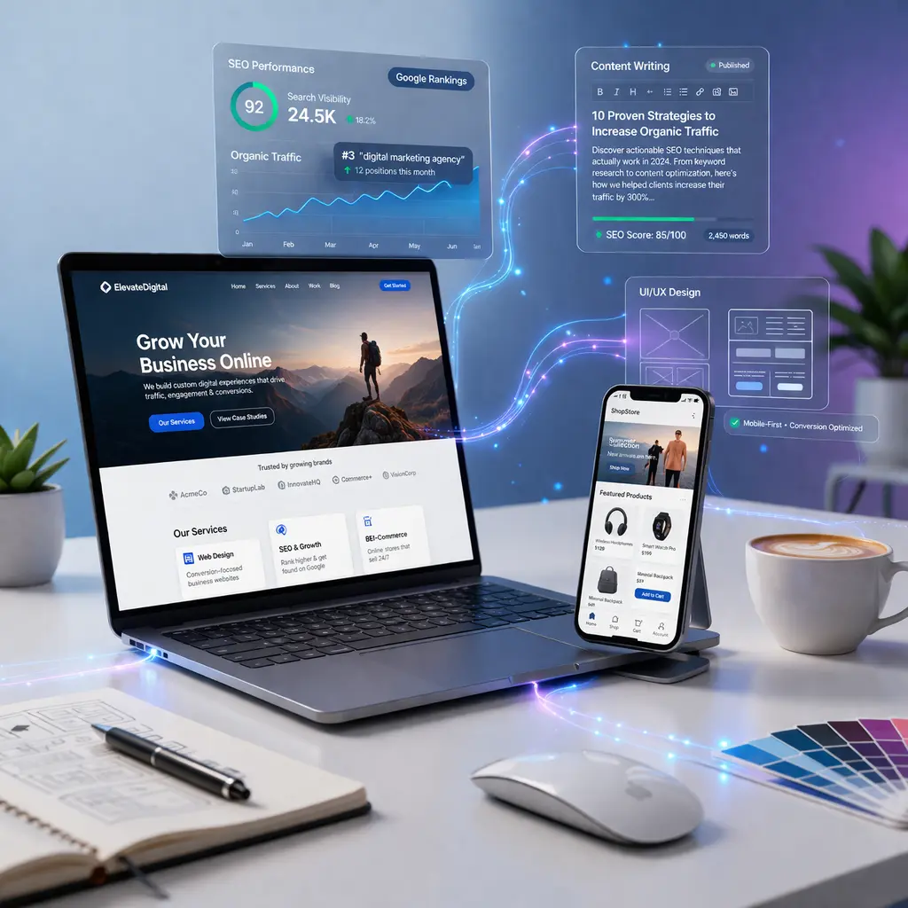 بناء الحضور الرقمي المتكامل